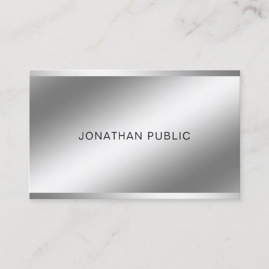 Modernes, kreatives Licht und Berufliches Schatten Visitenkarte (Vorderseite)