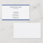 Modernes kreatives Minimalistisches Berufliches To Visitenkarte (Vorne/Hinten)