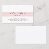 Modernes, kreatives Minimalistisches Design Schlic Visitenkarte (Vorne/Hinten)