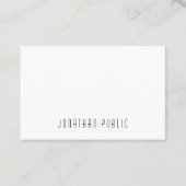 Modernes, kreatives und Berufliches Design Visitenkarte (Vorderseite)