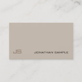 Modernes, kreatives und Schlichtes Design Visitenkarte (Vorderseite)