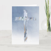 modernes Kreuz Karte (Vorderseite)