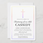 MODERNES KRISTENENZ EINLADUNG (Vorderseite)