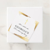 MODERNES KRISTENENZEN-Kreuzschild Geschenkanhänger (Beispiel)