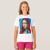 Modernes kubistisches Design von Mona T-Shirt (Vorne ganz)