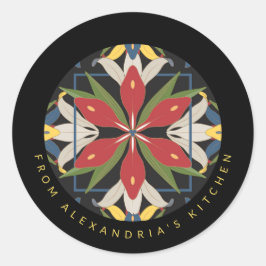 Modernes Küchendesign | Aus der Küche von Runder Aufkleber