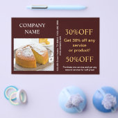 Modernes Kuchengebäck Flyer (Einzeln)