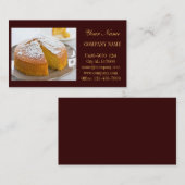 Modernes Kuchengebäck Visitenkarte (Vorne/Hinten)
