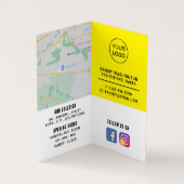 Modernes, kühl, Bäckerei Store im Detail Visitenkarten (Innenseite)