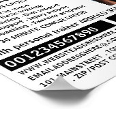 Modernes Kühl, Personal Trainer, Gymnastikwerbung Poster (Ecke)