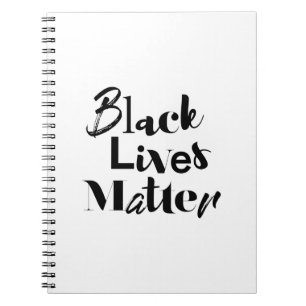 Modernes, kühnes, anderes Design Black Lives Mater Notizblock