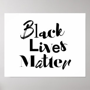 Modernes, kühnes, anderes Design Black Lives Mater Poster