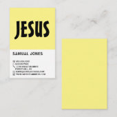 Modernes Kühnes, Christentum, Religiös Visitenkarte (Vorne/Hinten)
