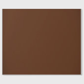 Modernes kundengerechtes elegantes Brown Geschenkpapier (Flach)
