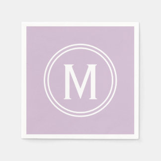 Modernes, kundenspezifisches, Gerahmtes Monogramm Serviette