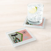 Modernes Kunstgeschenk des Untersetzer aus dem Mit (Schrägansicht)