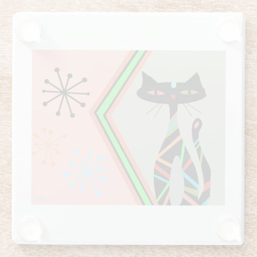 Modernes Kunstgeschenk des Untersetzer aus dem Mit (Rückseite)
