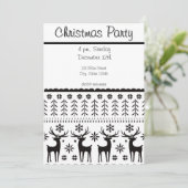 Modernes Kunsthistorisches Rentier Einladung (Stehend Vorderseite)