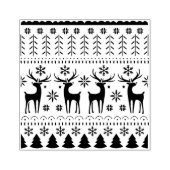 Modernes Kunsthistorisches Rentier Gummistempel (Prägung)