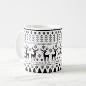 Modernes Kunsthistorisches Rentier Kaffeetasse (Vorderseite Links)
