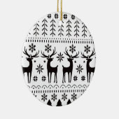 Modernes Kunsthistorisches Rentier Keramik Ornament (Rechts)