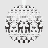 Modernes Kunsthistorisches Rentier Ornament (Rückseite)