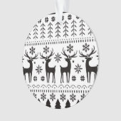 Modernes Kunsthistorisches Rentier Ornament (Vorderseite)