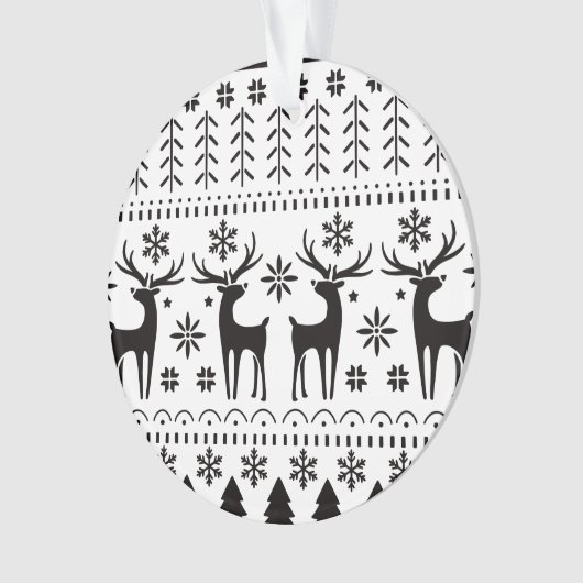 Modernes Kunsthistorisches Rentier Ornament (Vorderseite)