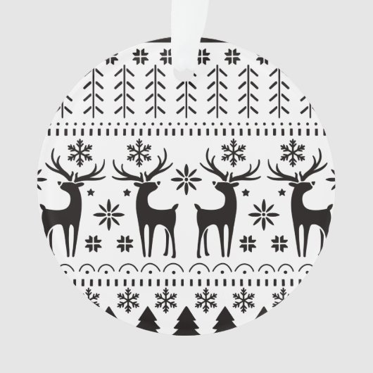 Modernes Kunsthistorisches Rentier Ornament (Vorderseite)