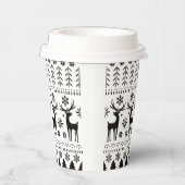 Modernes Kunsthistorisches Rentier Pappbecher (Rechts)