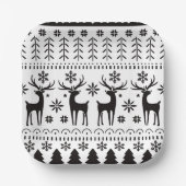 Modernes Kunsthistorisches Rentier Pappteller (Vorderseite)