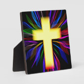 Modernes Kunstkreuz Fotoplatte (Vorderseite)