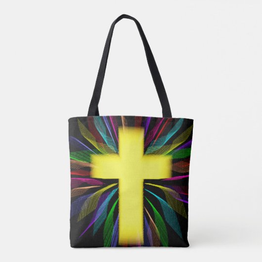 Modernes Kunstkreuz Tasche (Rückseite)