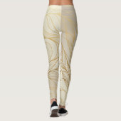 Modernes künstlerisches Design Leggings (Rückseite)