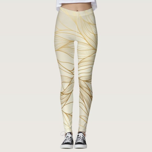 Modernes künstlerisches Design Leggings (Vorderseite)