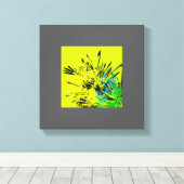 Modernes künstlerisches Design Leinwanddruck (Insitu (Holzboden))