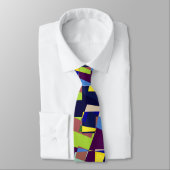 Modernes künstlerisches Terrazzo Stil Muster Krawatte (Gebunden)
