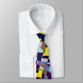 Modernes künstlerisches Terrazzo Stil Muster Krawatte (Gebunden)