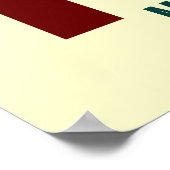 Modernes Kunstposter aus dem Mittelalter Poster (Ecke)