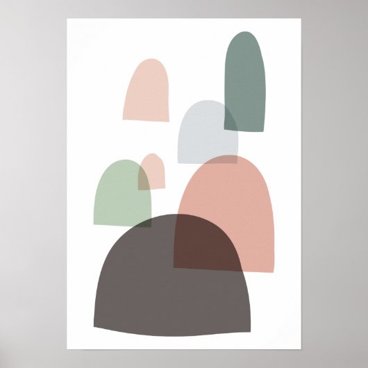 Modernes Kunstposter aus dem Mittelalter Poster (Vorne)