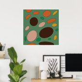 Modernes Kunstposter Poster (Heimbüro)