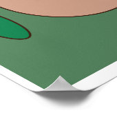 Modernes Kunstposter Poster (Ecke)