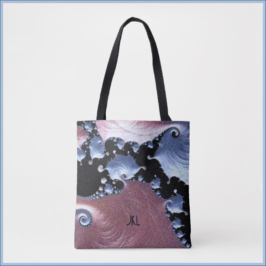 Modernes Kunstrosa Lila Tasche