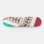 Modernes Kunstwerk der New Yorker Architektur Skateboard (Horizontal)