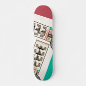 Modernes Kunstwerk der New Yorker Architektur Skateboard (Vorne)