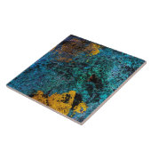 Modernes Kupfermetallic Blue Gold Fliese (Seite)