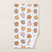 Modernes Kürbismuster - Badetuch-Set Badhandtuch Set (Handtuch)