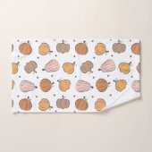 Modernes Kürbismuster - Badetuch-Set Badhandtuch Set (Handtuch)