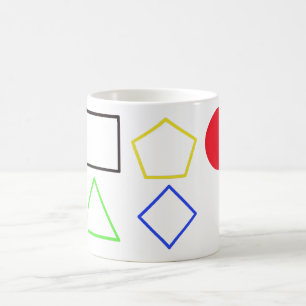 Modernes Labyrinth – Fette geometrische abstrakte Kaffeetasse