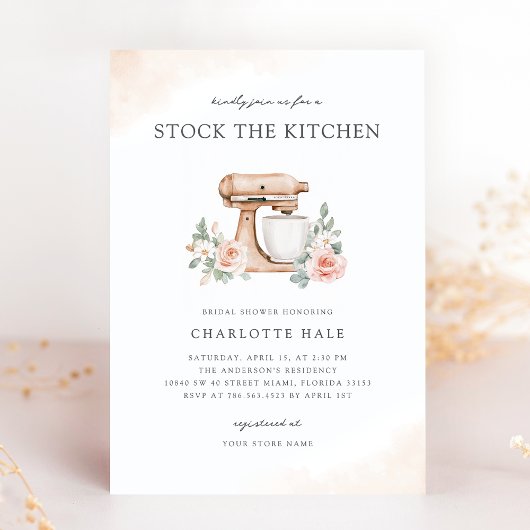 Modernes Lager der Küche Einladung